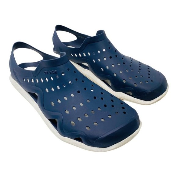 crocs swiftwater wave blue